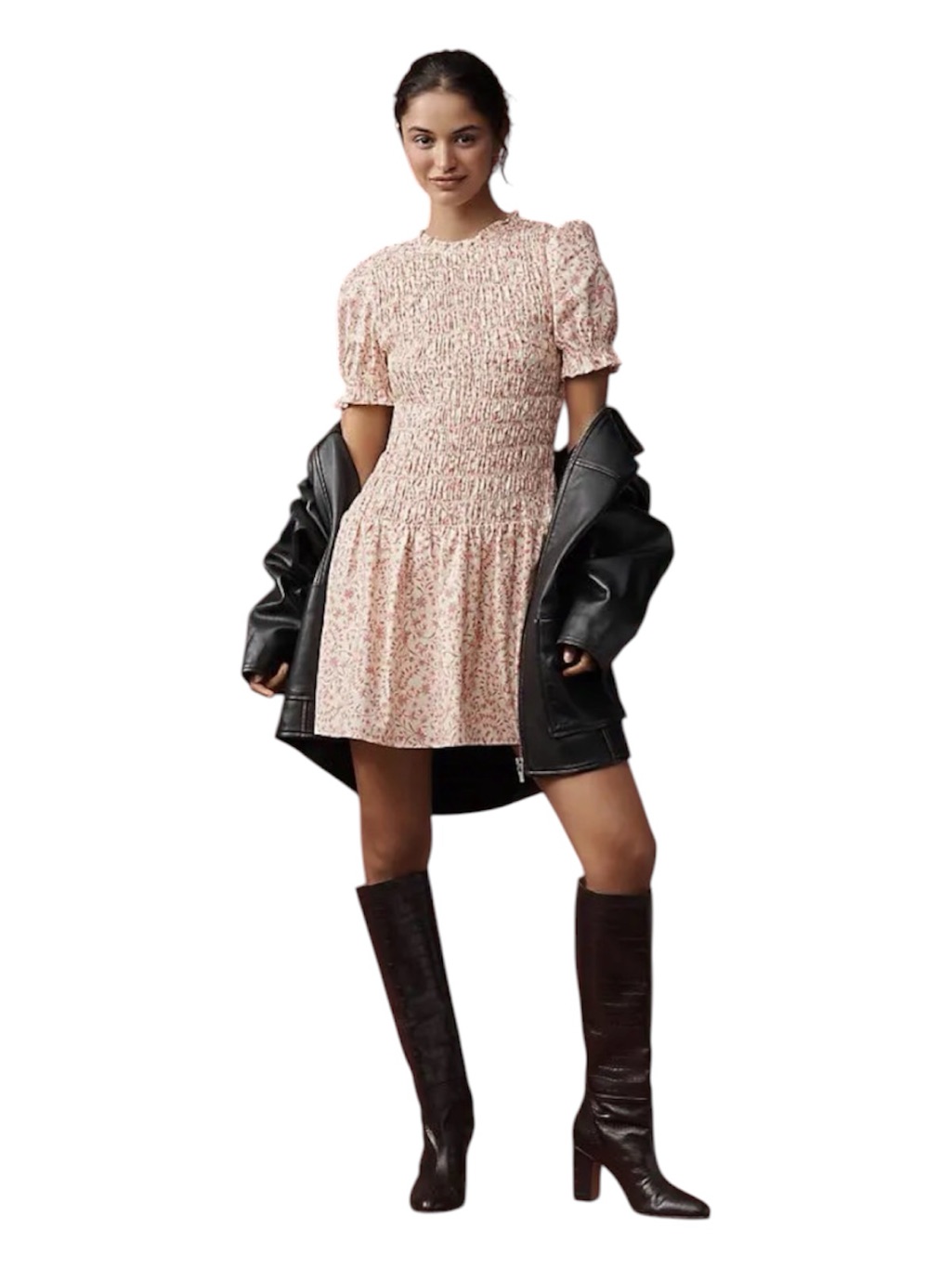 Reformation Leannah Mini Dress In Corrine Pink Floral - Women’s Size 6 - New